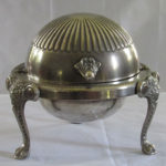 Antique F.B. Rogers Queen Anne Butter Dish