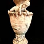 Monumental Gerbing & Stephan Figural Terracotta Vase