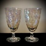Vintage Fostoria Pearl Iridescent Ice Tea Stemware