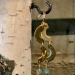 Mend - Poured Out Gold Plated & Brass Earrings