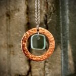 Mend Restored - Copper & Glass Necklace