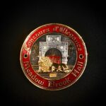 Vintage Meadowbrook Concours d'Elegance Automotive Grille Badge