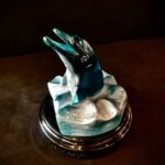 Robert Wyland “Smiling Dolphin” Sculpture – Double Signed, Limited Edition