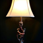 Vintage Bellhop Monkey Lamp – Noir Hotel Lounge Style