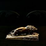 Early 20th Century Bronze Advertising Lion – H. P. Smith & Son, Woodhull NY