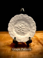 Antique Sarreguemines France Fruit Relief Plates Set of 6 - Image 2