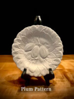 Antique Sarreguemines France Fruit Relief Plates Set of 6 - Image 4