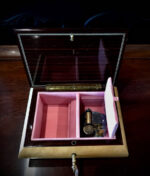 Swiss Reuge Musical Jewelry Box with Floral Marquetry - Image 4