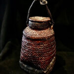 Vintage Ifugao Rice Basket from the Cordillera Highlands