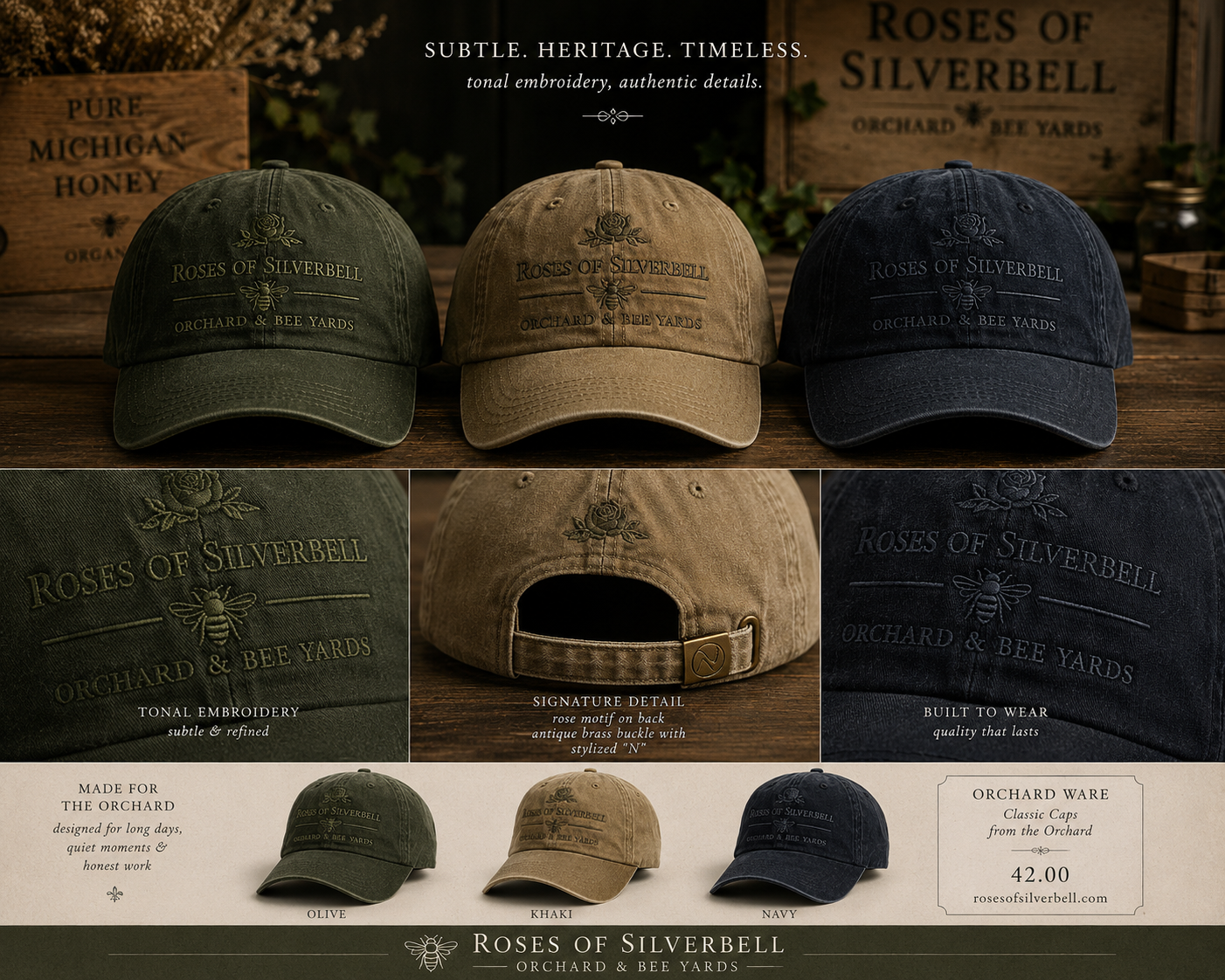 All Roses of Silverbell Orchard Cap - Image 1